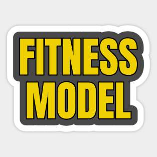 Fitness Model Sticker